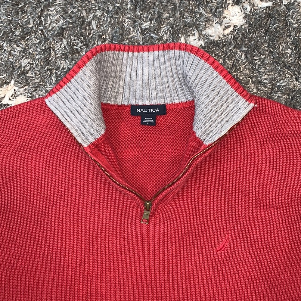 Nautica knit quarter zip sweater - Picture 5 of 9